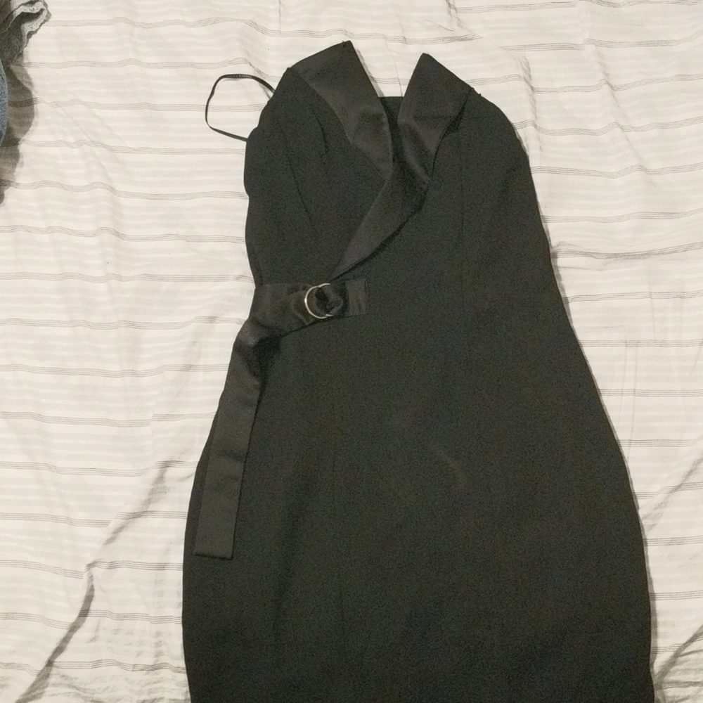 Belted cocktail dress